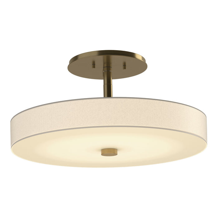 Disq LED Semi-Flush in Modern Brass - 126803-LED-86-SH1971 by Hubbardton Forge