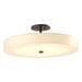 Disq Large LED Semi-Flush in Bronze - 126805-LED-05-SH1970 by Hubbardton Forge