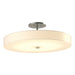 Disq Large LED Semi-Flush in Vintage Platinum - 126805-LED-82-SH1970 by Hubbardton Forge