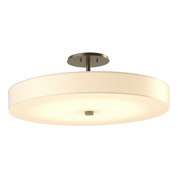 Disq Large LED Semi-Flush in Soft Gold - 126805-LED-84-SH1970 by Hubbardton Forge