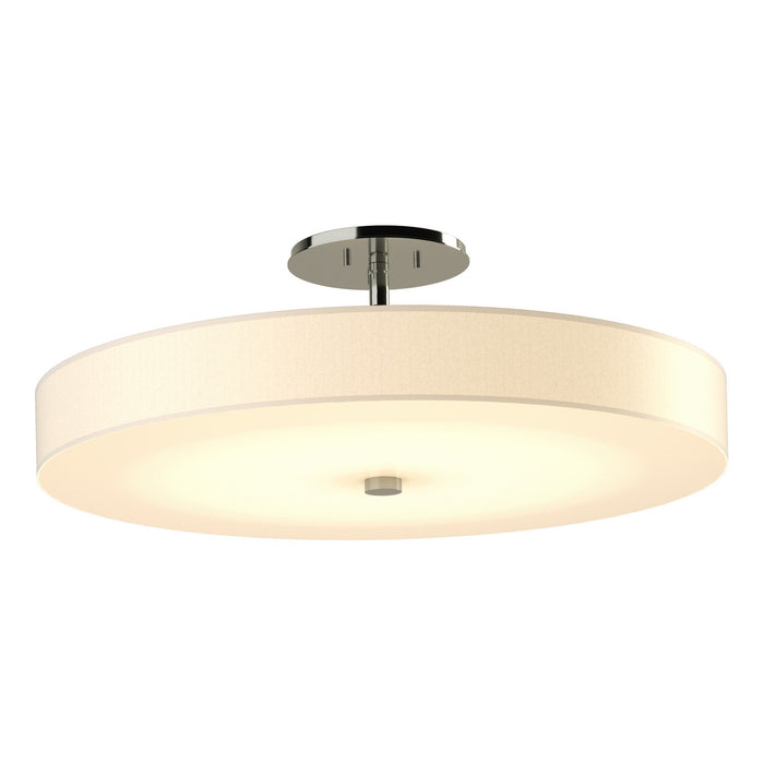 Disq Large LED Semi-Flush in Sterling - 126805-LED-85-SH1970 by Hubbardton Forge