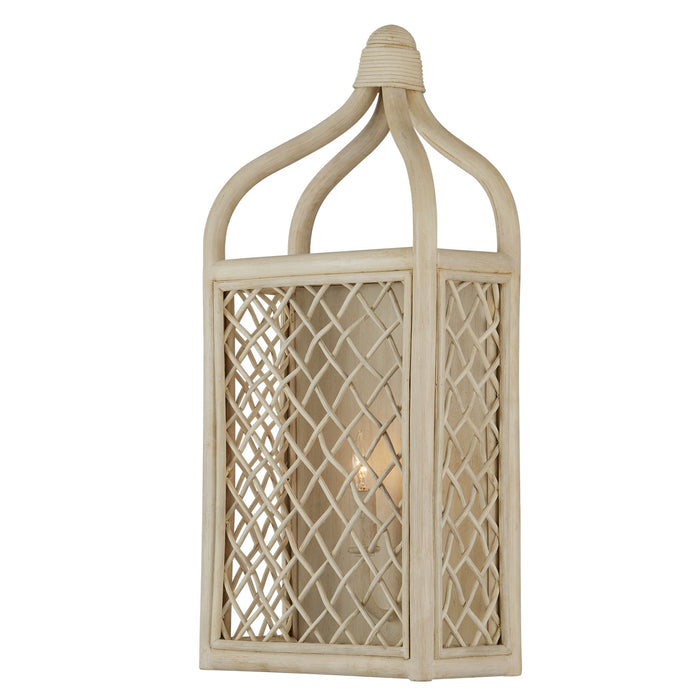 5000-0233 - Wanstead 1-Light Wall Sconce in Bleached Natural & Antique Pearl by Currey and Company