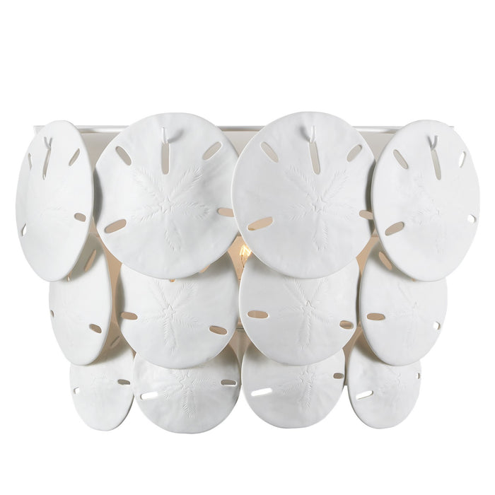 5000-0234 - Marjorie Skouras 3-Light Wall Sconce in Sugar White & White by Currey and Company