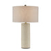 6000-0819 - Polka Dot 1-Light Table Lamp in Ivory & Brown & Polished Brass by Currey and Company