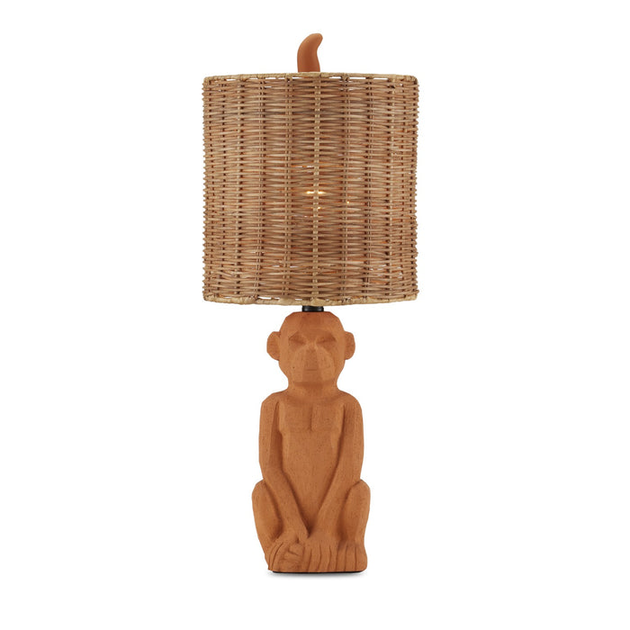 6000-0850 - King Louie 1-Light Table Lamp in Terracotta by Currey and Company