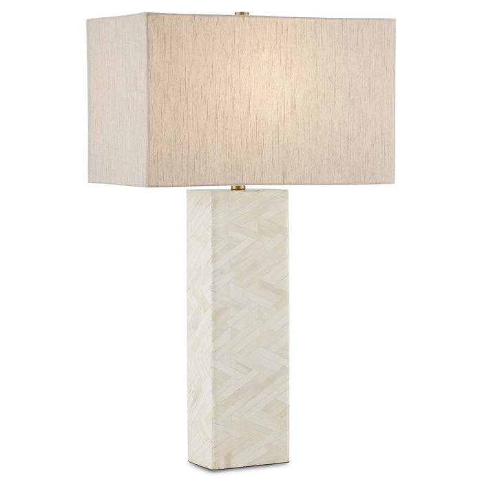 6000-0867 - Elegy 1-Light Table Lamp in Natural by Currey and Company