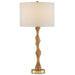 6000-0894 - Sunbird 1-Light Table Lamp in Natural & Brass by Currey and Company