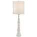 6000-0896 - Phyllis Morris 1-Light Table Lamp in Whitewash by Currey and Company