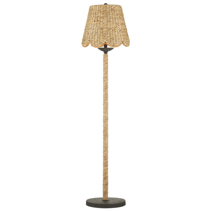 8000-0139 - Suzanne Duin 1-Light Floor Lamp in Natural & Black by Currey and Company