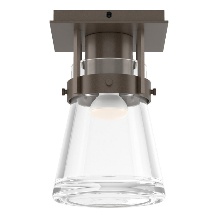 Erlenmeyer 1 Light Semi-Flush in Bronze - 128705-SKT-05-ZM0467 by Hubbardton Forge