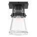 Erlenmeyer 1 Light Semi-Flush in Black - 128705-SKT-10-ZM0467 by Hubbardton Forge