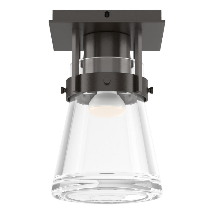 Erlenmeyer 1 Light Semi-Flush in Oil Rubbed Bronze - 128705-SKT-14-ZM0467 by Hubbardton Forge