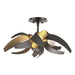 Corona Semi-Flush in Oil Rubbed Bronze - 128712-SKT-14-YE0352 by Hubbardton Forge