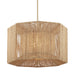 9000-1101 - Mereworth 4-Light Chandelier in Beige & Natural by Currey and Company