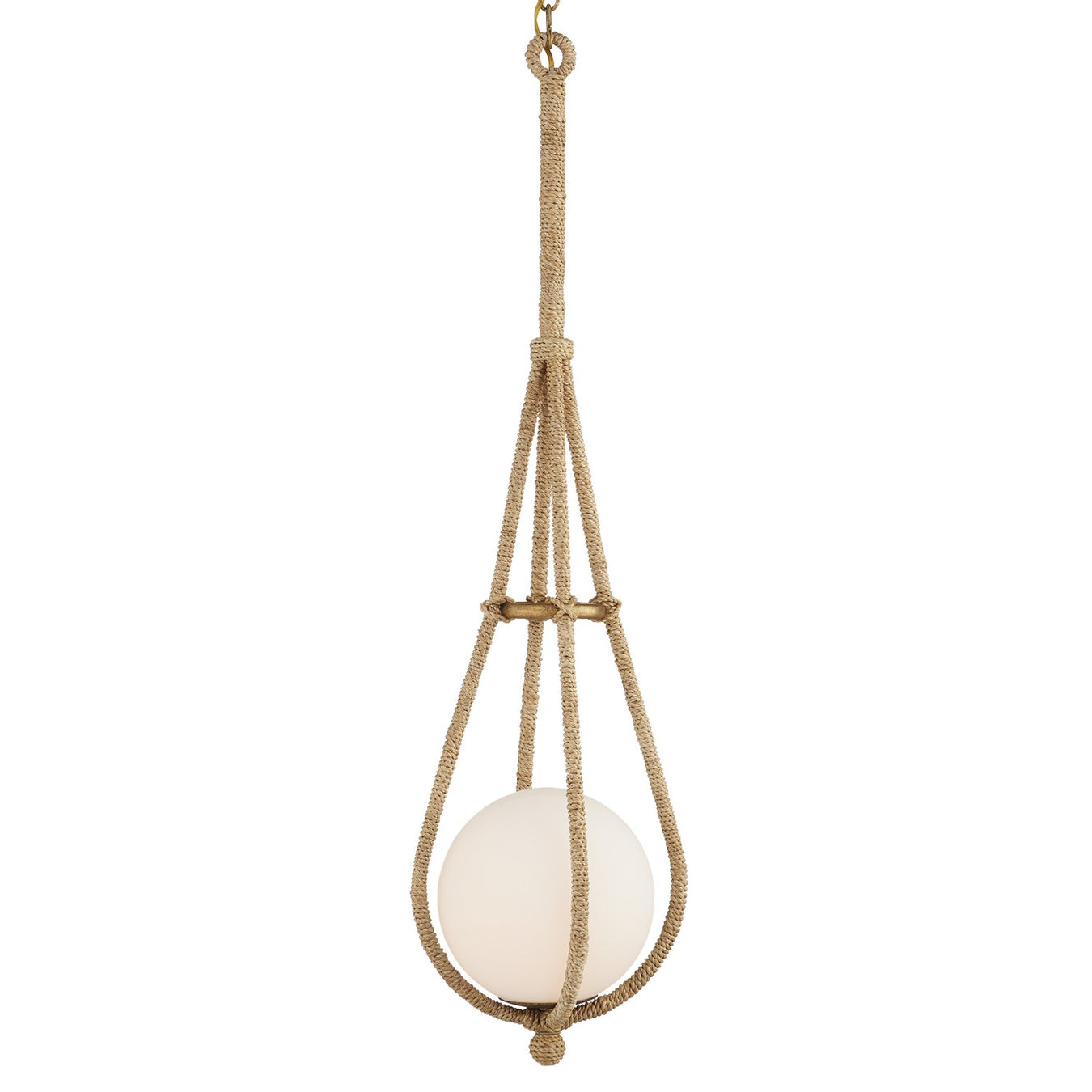 9000-1104 - Passageway 1-Light Pendant in Multi-Color by Currey and Company