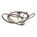 Nest Semi-Flush in Bronze - 128720-SKT-05-ZM0621 by Hubbardton Forge