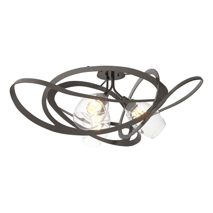 Nest Semi-Flush in Oil Rubbed Bronze - 128720-SKT-14-ZM0621 by Hubbardton Forge