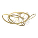 Nest Semi-Flush in Modern Brass - 128720-SKT-86-ZM0621 by Hubbardton Forge