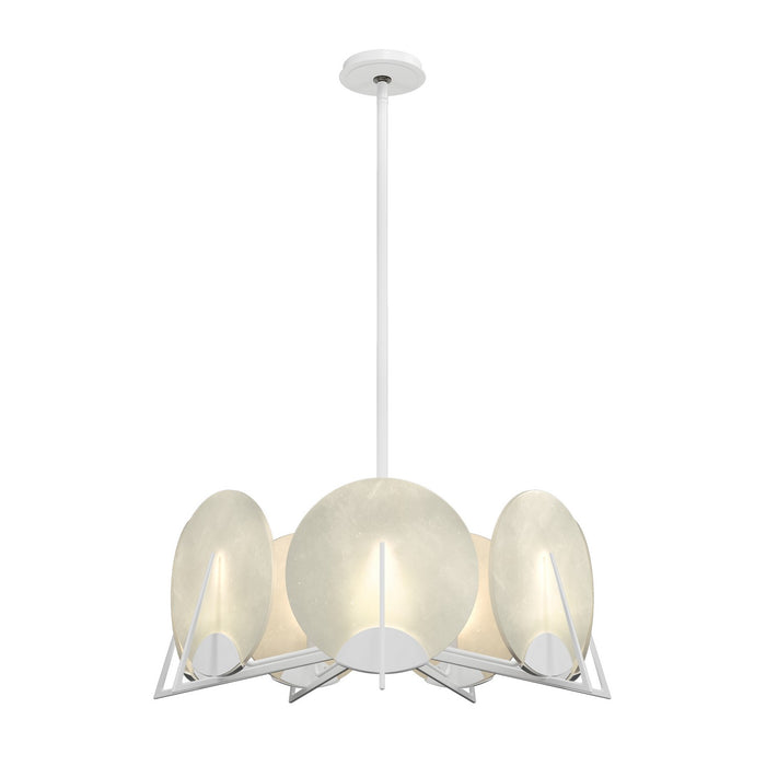 Callisto 7-Light Pendant in White - 131059-SKT-MULT-02-AR by Hubbardton Forge