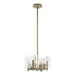 Arc 4-Light Semi-Flush/Pendant in Soft Gold - 131060-SKT-MULT-84-YR0719 by Hubbardton Forge