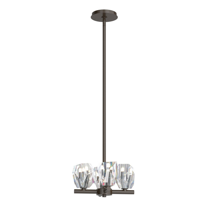 Gatsby 4-Light Semi-Flush/Pendant in Oil Rubbed Bronze - 131061-SKT-MULT-14-CR by Hubbardton Forge