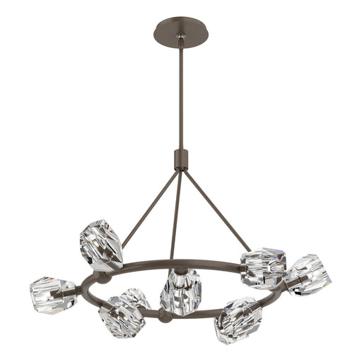 Gatsby 9-Light Ring Pendant in Bronze - 131067-SKT-MULT-05-CR by Hubbardton Forge