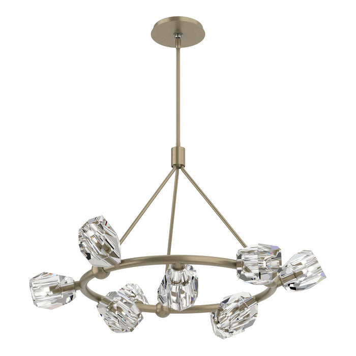 Gatsby 9-Light Ring Pendant in Soft Gold - 131067-SKT-MULT-84-CR by Hubbardton Forge