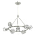 Gatsby 9-Light Ring Pendant in Sterling - 131067-SKT-MULT-85-CR by Hubbardton Forge