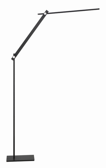 P080-66F-L - Task Portables LED Floor Lamp in Anodized Brush Coal by George Kovacs