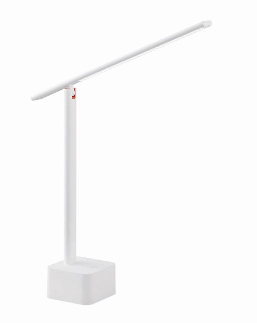 P085-44B-L - Portables LED Table Lamp in Matte White by George Kovacs