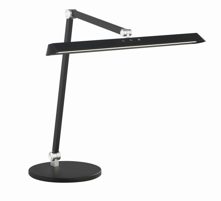 P1879-66A-L - Portables LED Table Lamp in Coal by George Kovacs