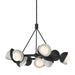 Brooklyn 9-Light Double Shade Ring Pendant in Black with Vintage Platinum Accent - 131068-SKT-MULT-10-82-GG0711 by Hubbardton Forge