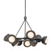 Brooklyn 9-Light Double Shade Ring Pendant in Ink with Bronze Accent - 131068-SKT-MULT-89-05-GG0711 by Hubbardton Forge