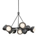 Brooklyn 9-Light Double Shade Ring Pendant in Ink with Ink Accent - 131068-SKT-MULT-89-89-GG0711 by Hubbardton Forge