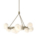 Ume 9-Light Ring Pendant in Soft Gold - 131069-SKT-MULT-84-FD0710 by Hubbardton Forge