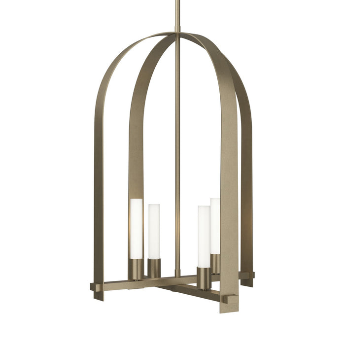 Triomphe 4-Light Pendant in Soft Gold - 131070-SKT-MULT-84-FD0462 by Hubbardton Forge