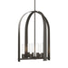 Triomphe 8-Light Pendant in Dark Smoke - 131071-SKT-MULT-07-FD0611 by Hubbardton Forge