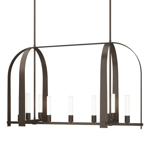 Triomphe 9-Light Linear Pendant in Bronze - 131075-SKT-MULT-05-FD0462 by Hubbardton Forge