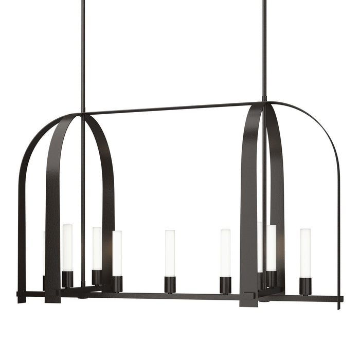 Triomphe 9-Light Linear Pendant in Oil Rubbed Bronze - 131075-SKT-MULT-14-FD0462 by Hubbardton Forge