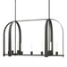 Triomphe 9-Light Linear Pendant in Natural Iron - 131075-SKT-MULT-20-FD0462 by Hubbardton Forge