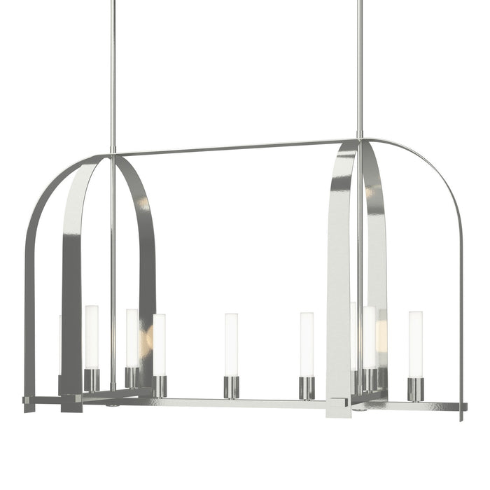 Triomphe 9-Light Linear Pendant in Sterling - 131075-SKT-MULT-85-FD0462 by Hubbardton Forge