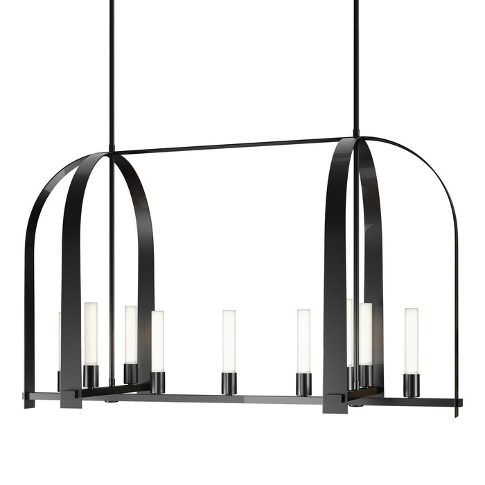 Triomphe 9-Light Linear Pendant in Ink - 131075-SKT-MULT-89-FD0462 by Hubbardton Forge