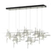 Tura 7-Light Frosted Glass Pendant in Sterling - 131096-SKT-STND-85-YC0305 by Hubbardton Forge