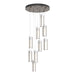 Exos Glass 9-Light Pendant in Bronze - 131104-SKT-STND-05-GG0065 by Hubbardton Forge