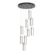 Exos Glass 9-Light Pendant in Oil Rubbed Bronze - 131104-SKT-STND-14-GG0065 by Hubbardton Forge