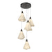 Mobius 5-Light Pendant in Oil Rubbed Bronze - 131122-SKT-STND-14-SH1987 by Hubbardton Forge