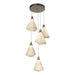 Mobius 5-Light Pendant in Soft Gold - 131122-SKT-STND-84-SH1987 by Hubbardton Forge