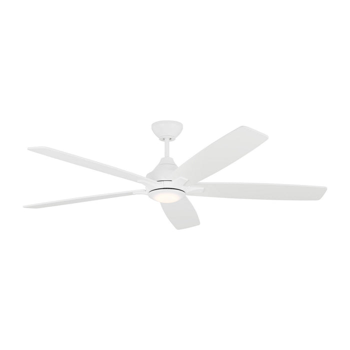 Lowden 60" Ceiling Fan in Matte White