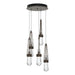 Link 5-Light Clear Glass Pendant in Bronze - 131127-SKT-STND-05-ZM0434 by Hubbardton Forge