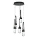 Link 5-Light Clear Glass Pendant in Black - 131127-SKT-STND-10-ZM0434 by Hubbardton Forge